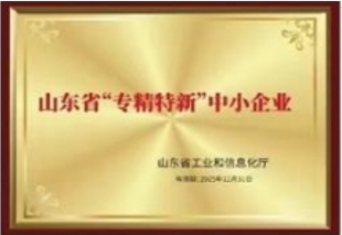 山東省“專精特新”企業(yè)